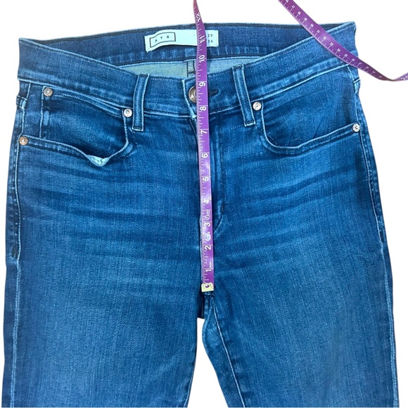 AYR The Chiller Sunrise Wash Skinny Jeans Medium Wash W29 L26 Crop - Picture 8 of 13